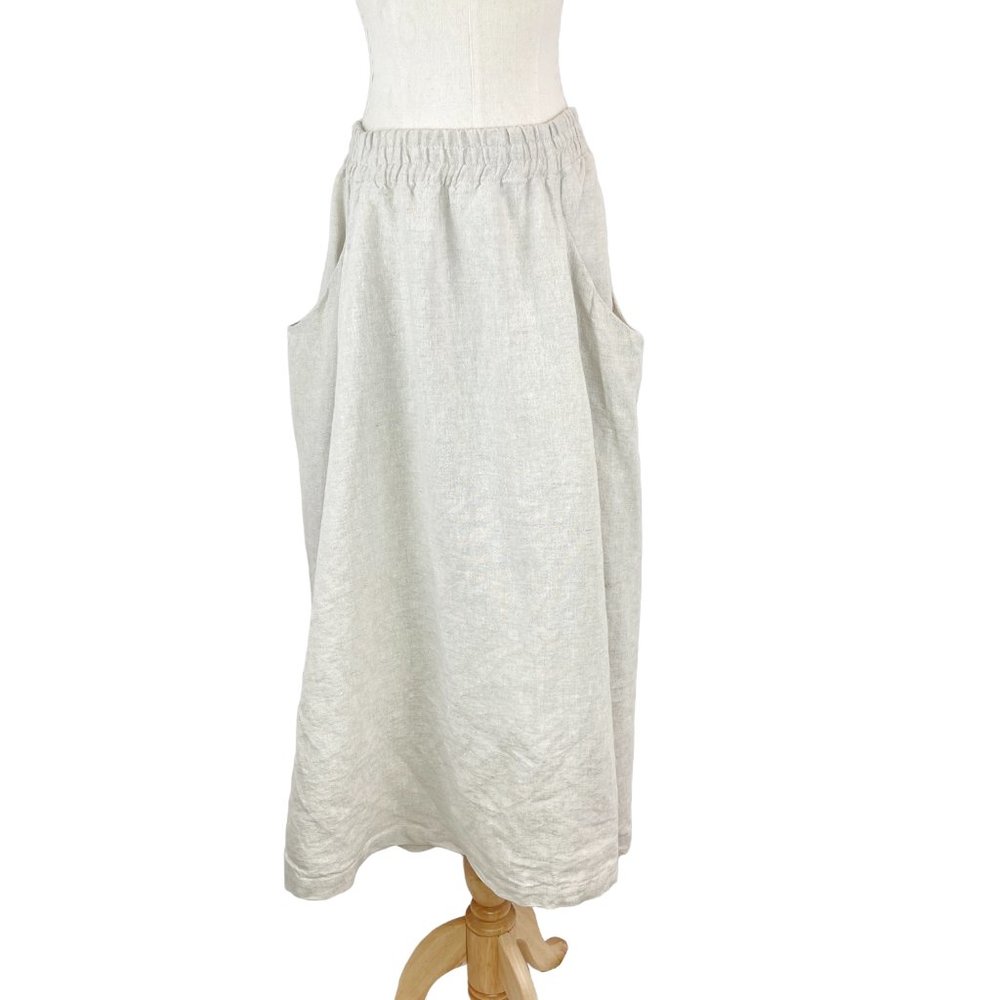 Elizabeth Suzann Clyde Billow Skirt in Flax